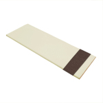 Cream Wood Venetian Blind With Chocolate Tape Swatch Cream Wood Venetian Blind With Chocolate Tape Swatch