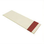 Cream Wood Venetian Blind With Rust Tape Swatch Cream Wood Venetian Blind With Rust Tape Swatch