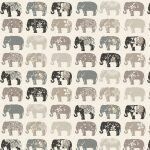 Elephants Natural Roller Blind Elephants Natural Roller Blind
