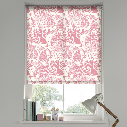 Hedgerow Pink Roller Blind Hedgerow Pink Roller Blind