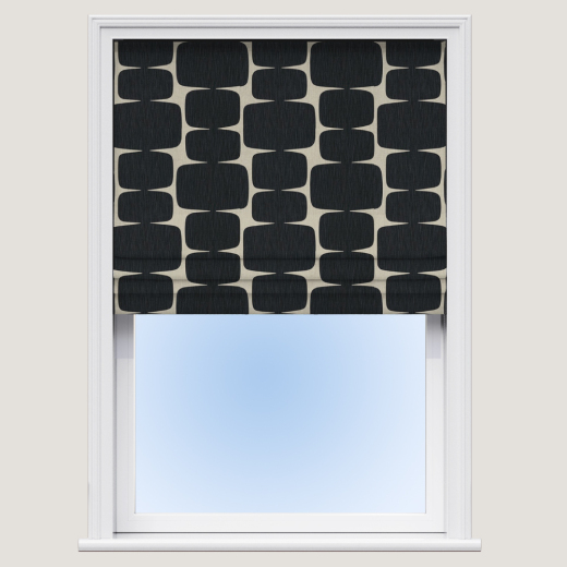 Lohko Liquorice Hemp Roman Blind Lohko Liquorice Hemp Roman Blind