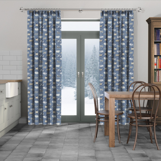 Curtains Baa Baa Denim Curtains Baa Baa Denim