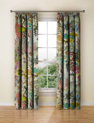 Made To Measure Curtains Hidden Paradise Pastel Made To Measure Curtains Hidden Paradise Pastel