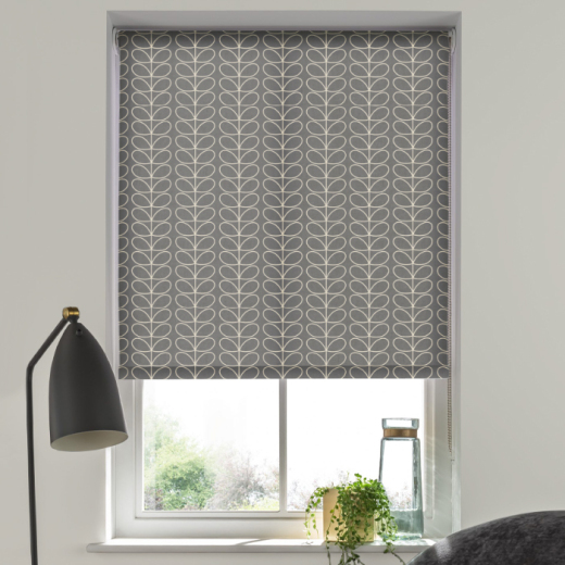 Made To Measure Linear Stem Cool Grey Roller Blind Made To Measure Linear Stem Cool Grey Roller Blind