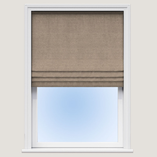 Roman Blind Boucle Mink Roman Blind Boucle Mink