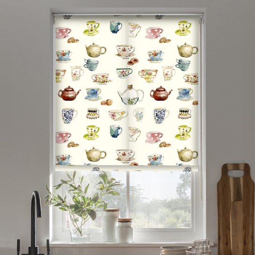 Afternoon Tea Cream Roller Blind Afternoon Tea Cream Roller Blind