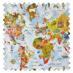 Made To Measure Roman Blinds Adventure Rainbow Swatch Made To Measure Roman Blinds Adventure Rainbow Swatch