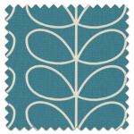 Roman Blind Orla Kiely Linear Stem Deep Duckegg Roman Blind Orla Kiely Linear Stem Deep Duckegg