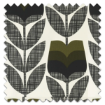 Roman Blind Orla Kiely Rosebud Moss Roman Blind Orla Kiely Rosebud Moss