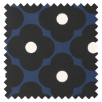 Roman Blind Orla Kiely Spot Flower Dark Marine Roman Blind Orla Kiely Spot Flower Dark Marine