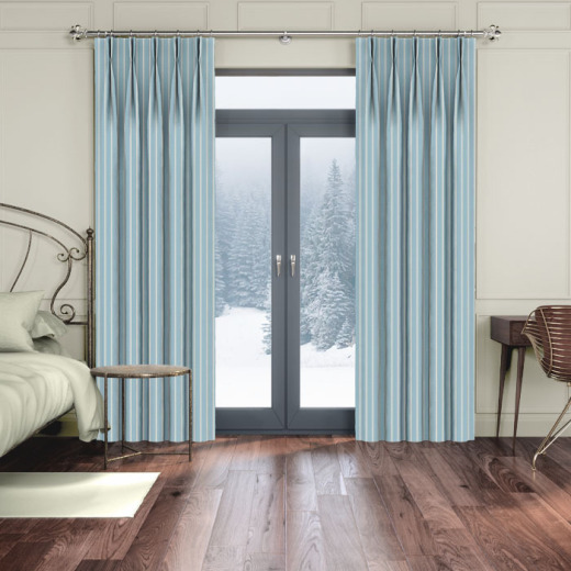 Made To Measure Curtains Pencil Stripe Ocean Made To Measure Curtains Pencil Stripe Ocean