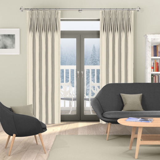 Made To Measure Curtains Pencil Stripe Pebble Made To Measure Curtains Pencil Stripe Pebble