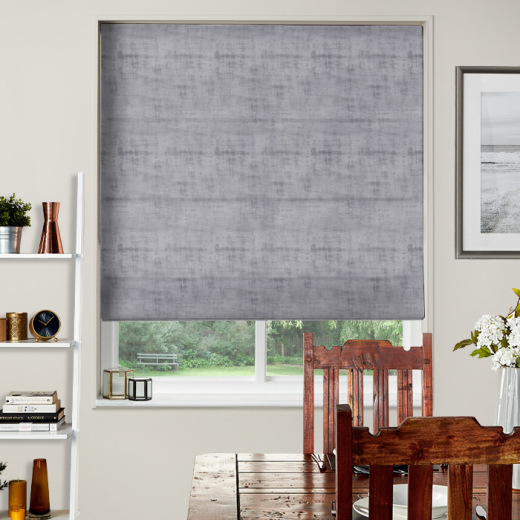 Made To Measure Roman Blinds Alessia Velvet Smoke Made To Measure Roman Blinds Alessia Velvet Smoke