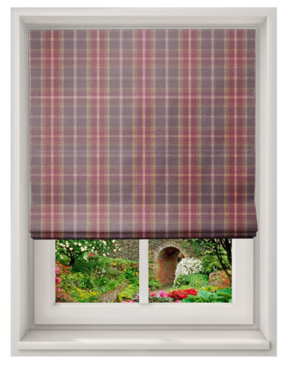 Made To Measure Roman Blind Balmoral Amethyst Made To Measure Roman Blind Balmoral Amethyst