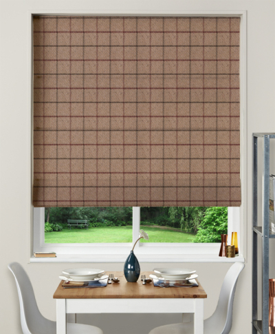 Made To Measure Roman Blind Bamburgh Mulberry Made To Measure Roman Blind Bamburgh Mulberry