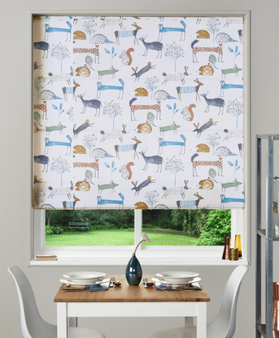 Made To Measure Roman Blind In Oh My Deer Colonial Made To Measure Roman Blind In Oh My Deer Colonial
