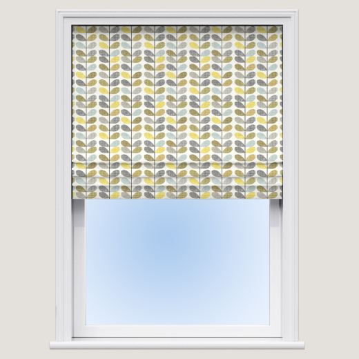 Roman Blind Orla Kiely Scribble Stem Seagrass Roman Blind Orla Kiely Scribble Stem Seagrass