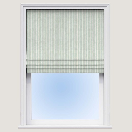 Roman Blind Pencil Stripe Duckegg Roman Blind Pencil Stripe Duckegg