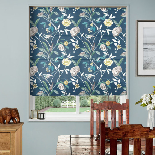 Abigail Navy Roman Blind Abigail Navy Roman Blind