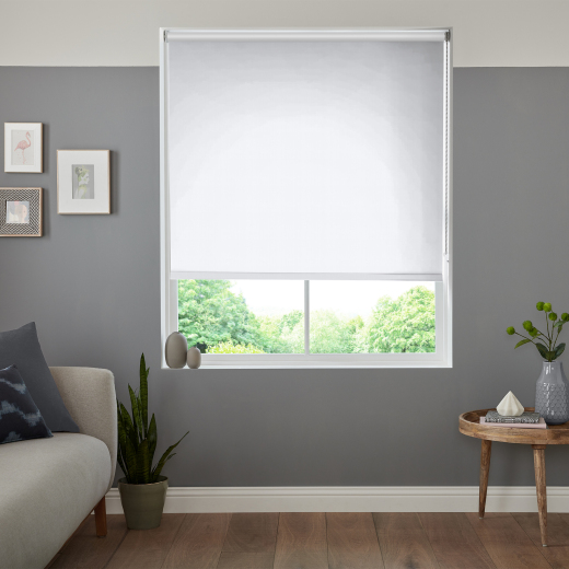 Harris Polar Blackout Electric Roller Blind Harris Polar Blackout Electric Roller Blind