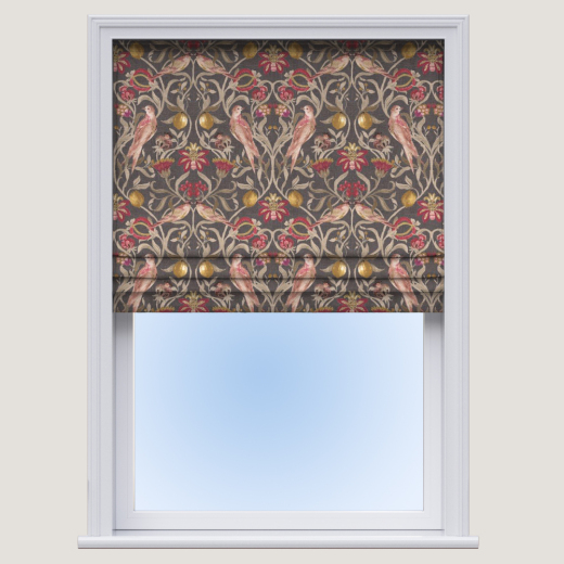 Song Bird Charcoal Roman Blind Song Bird Charcoal Roman Blind