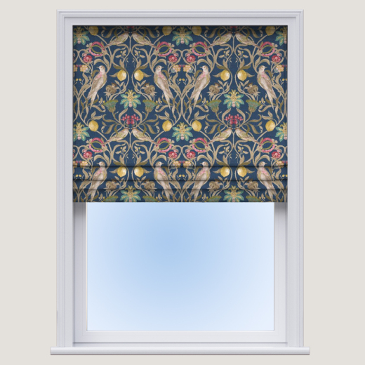 Song Bird Navy Roman Blind Song Bird Navy Roman Blind