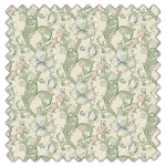 Swatch of Golden Lily Linen Blush by Clarke And Clarke Swatch of Golden Lily Linen Blush by Clarke And Clarke