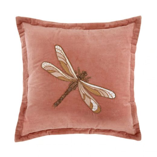 Aria Pink Velvet Cushion Aria Pink Velvet Cushion