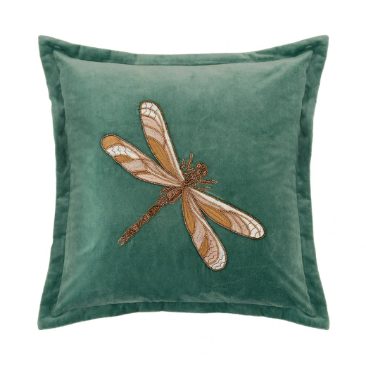Aria Teal Velvet Cushion Aria Teal Velvet Cushion