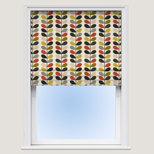 Roman Blind Orla Kiely Multi Stem Tomato Roman Blind Orla Kiely Multi Stem Tomato