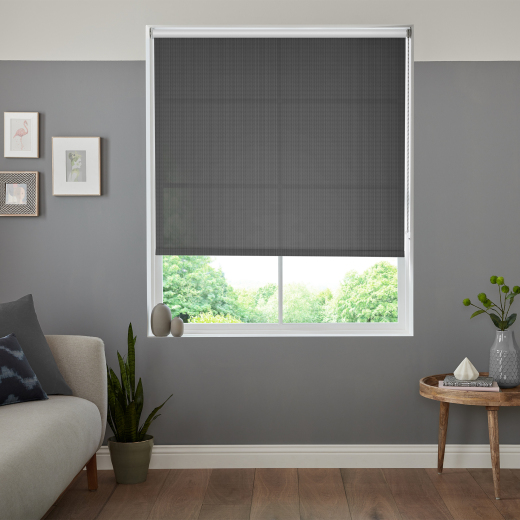 Austin Noir 5% Screen Electric Roller Blind Austin Noir 5% Screen Electric Roller Blind