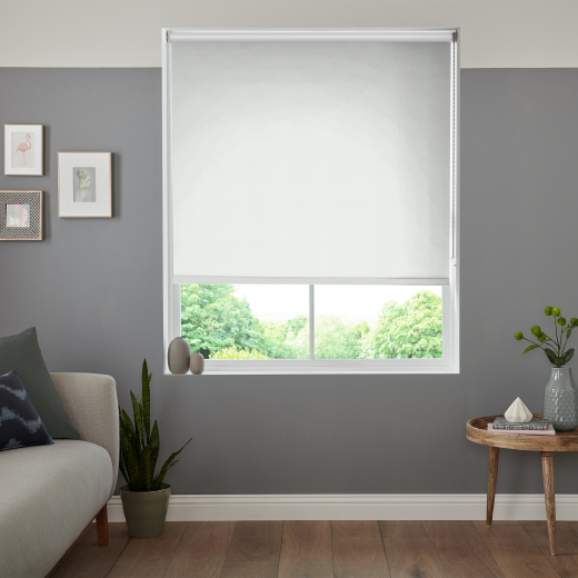 Cosmo White Blackout Roller Blind Cosmo White Blackout Roller Blind