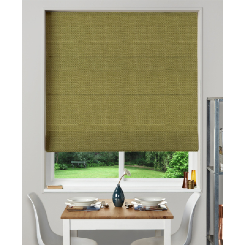 Green Made To Measure Roman Blinds