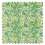 Swatch of Acanthus Outdoor Nettle/Sky Blue