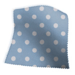 Button Spot Blue Fabric