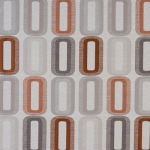 Dahl Terracotta Fabric Flat Image