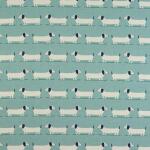 Made To Measure Curtains Hound Dog Duck Egg Flat Image