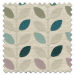 Leaf Stripe Purple Haze Roman Blind