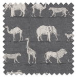 Prairie Animals Lead Roman Blind