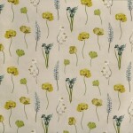 Made To Measure Roman Blinds Flower Press Lemon Grass Flat Image