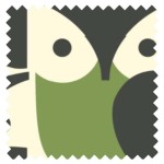 Orla Kiely Owl Chalky Green