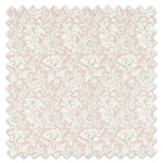 Swatch of Chrysanthemum Toile Cochineal Pink