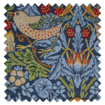 Strawberry Thief Tapestry Denim Roman Blind