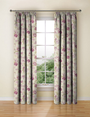 Made To Measure Curtains Genevieve Mulberry | Curtains and Blinds 4 Homes