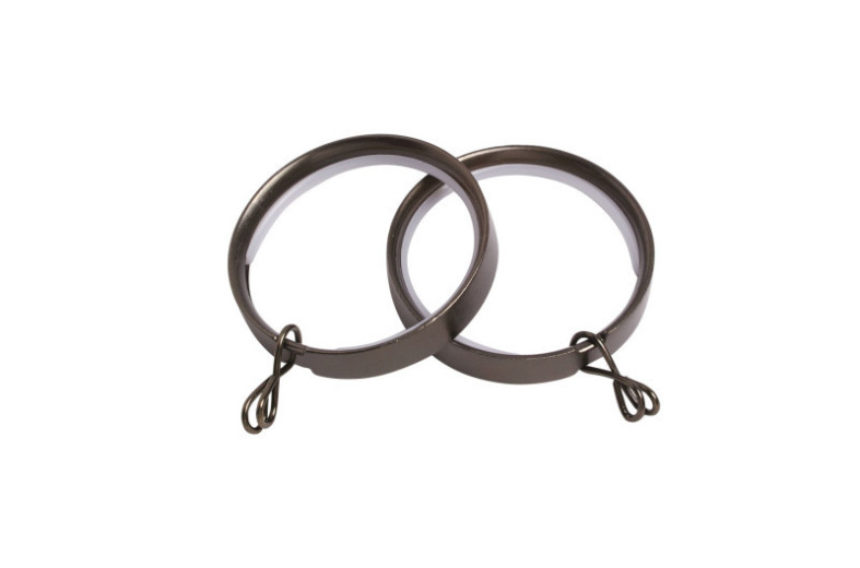 28mm Lined Curtain Rings Available In 4 Colours