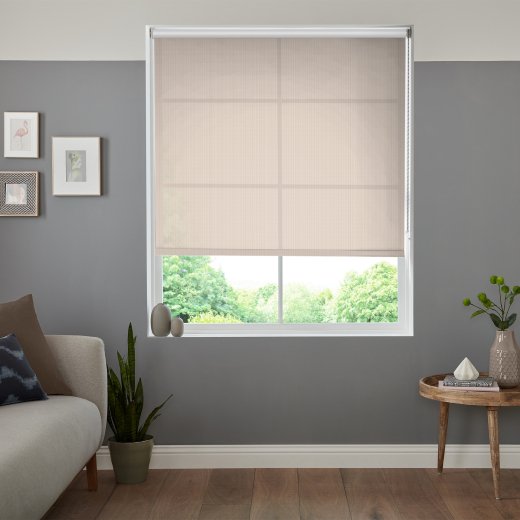Austin Ivory 5% Screen Electric Roller Blind