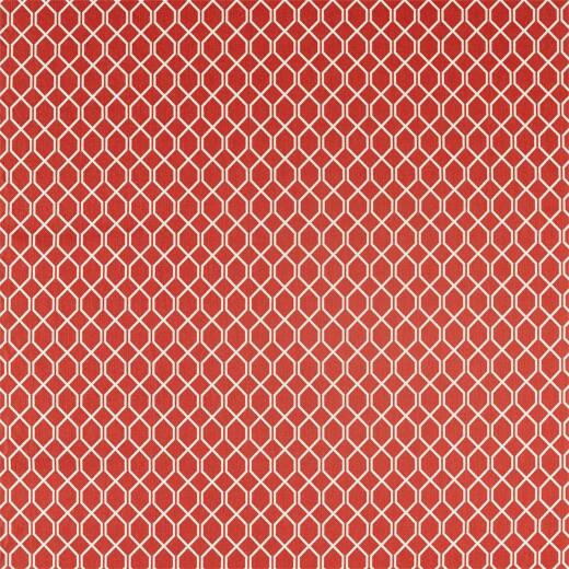 Made To Measure Roman Blinds Botanical Trellis Bengal Red