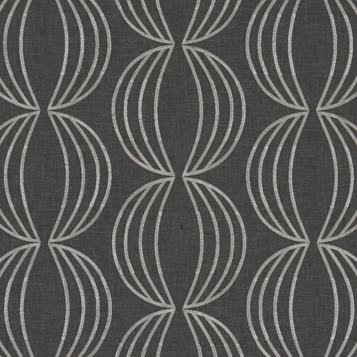 Carraway Charcoal Fabric