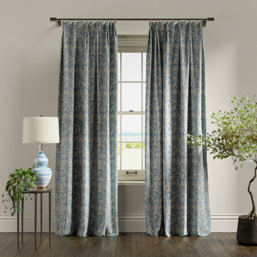 Made To Measure Curtains Acanthus Denim