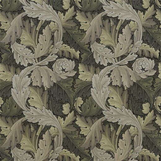 Made To Measure Curtains Acanthus Tapestry Forest/Hemp